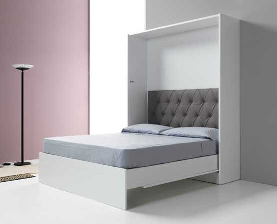 Aladino Hideaway Double Bed – motorized wall bed mechanism by Mirano by Varun Impex, Double Bed Size (Vertical) — 1620 × 2000mm for modular furniture