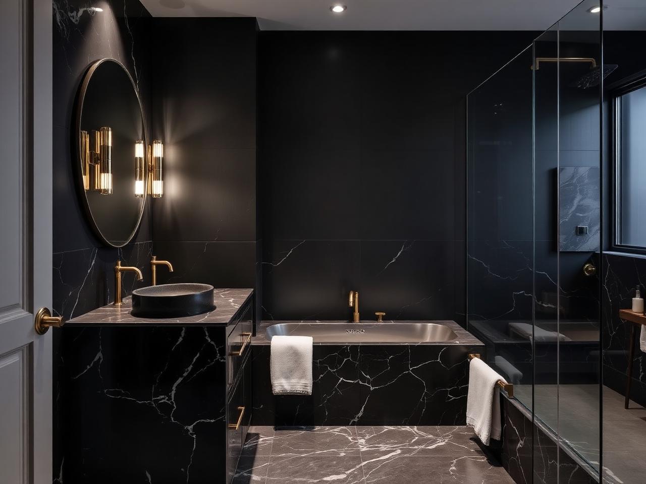 Noir Spa Bath