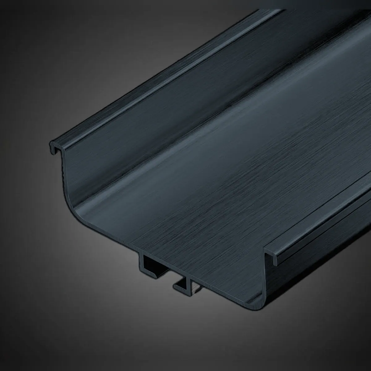 3AL gola aluminium profile in black finish