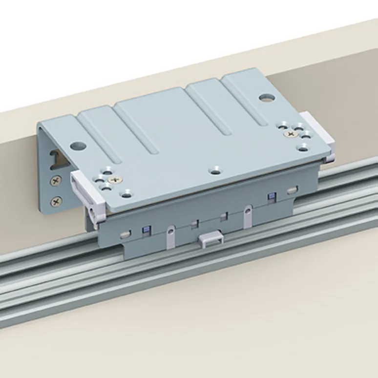 Evolution upper carriage running on its upper rail
